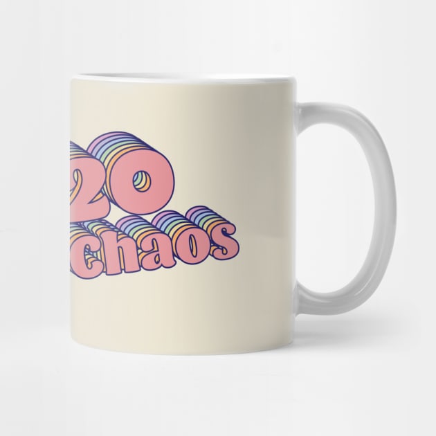 2020 Class of Chaos - Rainbow Retro Girl by Jitterfly